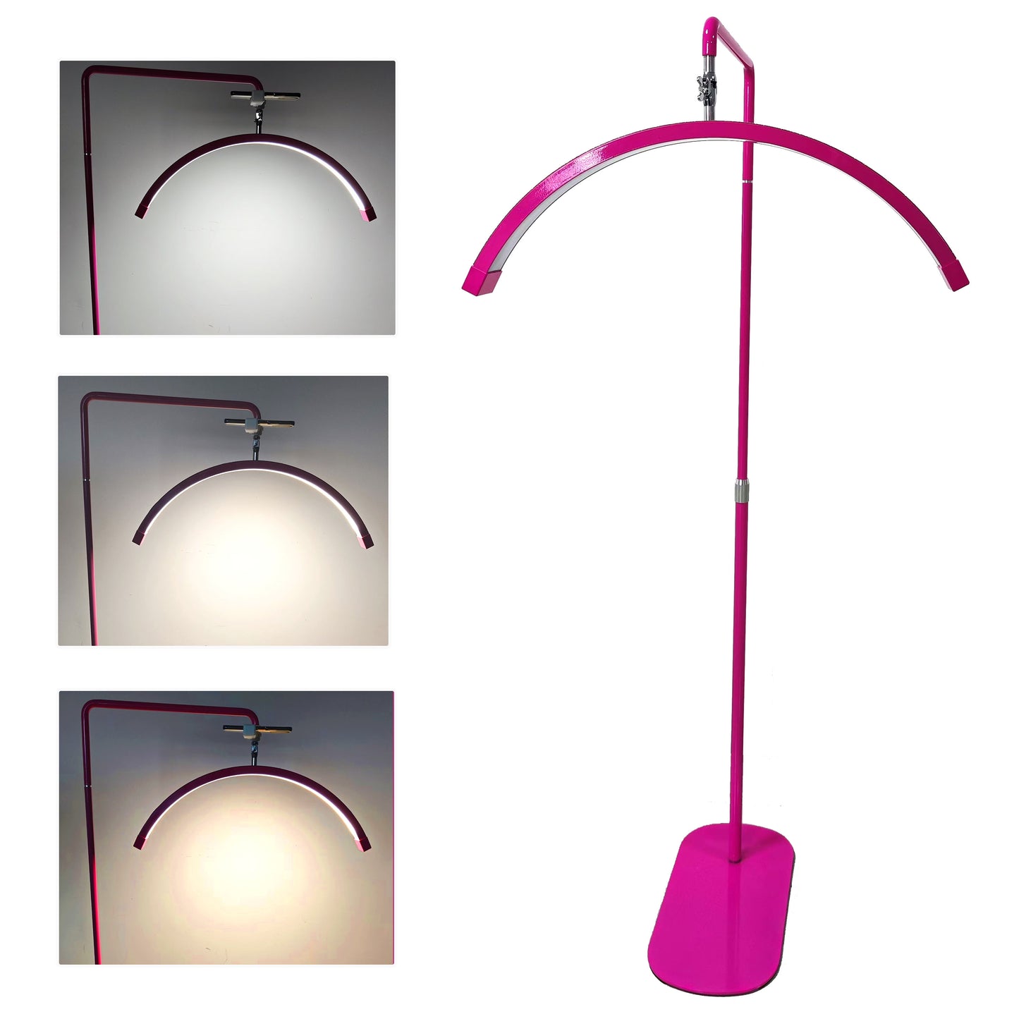 FOSOTO Y9 Premium hot pink Half Moon Lash Light