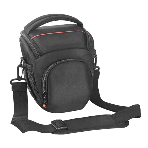 FOSOTO DSLR SLR Compact Camera Bag Compatible for Nikon D5100 D5300 D90 Canon T4 T5 600D 650D Panasonic Lumix FZ80 Sony Fujifilm with Waterproof Rain Cover - FOSOTOFOSOTO DSLR SLR Compact Camera Bag Compatible for Nikon D5100 D5300 D90 Canon T4 T5 600D 650D Panasonic Lumix FZ80 Sony Fujifilm with Waterproof Rain Cover