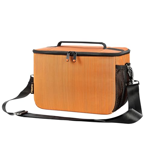 FOSOTO Camera Shoulder Crossbody Bag Compatible for Canon Canon EOS Rebel T7 T8i T5i SL3 2000D 4000D 90D M50 Mark II Nikon D3500 D7500 D5500 D40 DSLR/SLR - FOSOTOFOSOTO Camera Shoulder Crossbody Bag Compatible for Canon Canon EOS Rebel T7 T8i T5i SL3 2000D 4000D 90D M50 Mark II Nikon D3500 D7500 D5500 D40 DSLR/SLR