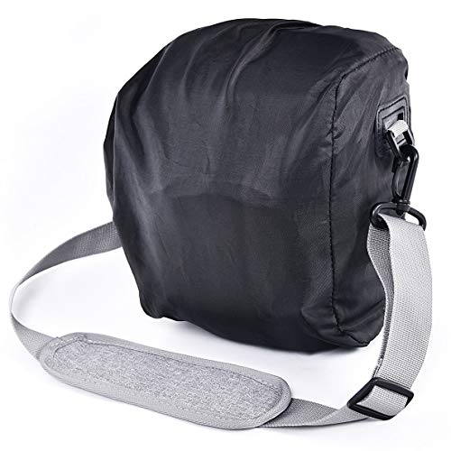 FOSOTO Compact DSLR Camera Bag Shoulder Crossbody Case Compatible for Canon EOS Rebel T6 T7 T8i T100 SL3 XTi 4000D 2000D Nikon D5600 D3400 D3500 Pentax K - 70 Olympus E - M10 with Waterproof Rain Cover - FOSOTOFOSOTO Compact DSLR Camera Bag Shoulder Crossbody Case Compatible for Canon EOS Rebel T6 T7 T8i T100 SL3 XTi 4000D 2000D Nikon D5600 D3400 D3500 Pentax K - 70 Olympus E - M10 with Waterproof Rain Cover