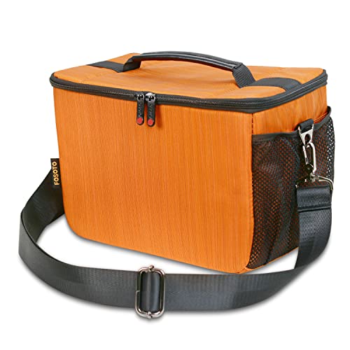 FOSOTO DSLR Camera Shoulder Crossbody Bag Compatible for Canon EOS Rebel T8i T6 T7 T100 SL3 80D 850D 2000D Nikon D850 D7500 D5600 D3500 D60 SLR Pentax K - 3 Mark III K - 70 and Lenses Messenger Bag - FOSOTOFOSOTO DSLR Camera Shoulder Crossbody Bag Compatible for Canon EOS Rebel T8i T6 T7 T100 SL3 80D 850D 2000D Nikon D850 D7500 D5600 D3500 D60 SLR Pentax K - 3 Mark III K - 70 and Lenses Messenger Bag