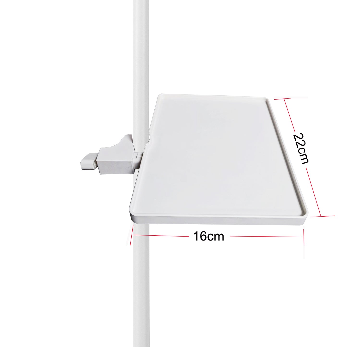 Half Moon Light Lamp Sound Card Tray 22*16CM Universal Clamp Clip Platform Eyelash Makeup Cosmetic Live streaming Tray