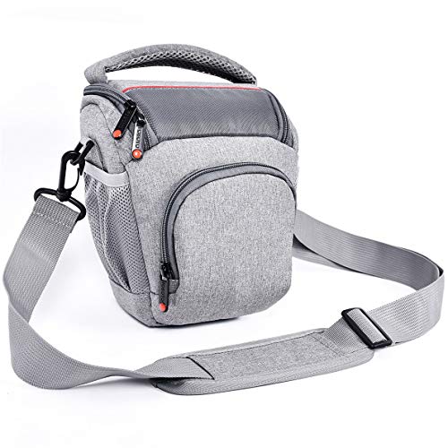 FOSOTO Compact DSLR Camera Bag Shoulder Crossbody Case Compatible for Canon EOS Rebel T6 T7 T8i T100 SL3 XTi 4000D 2000D Nikon D5600 D3400 D3500 Pentax K - 70 Olympus E - M10 with Waterproof Rain Cover - FOSOTOFOSOTO Compact DSLR Camera Bag Shoulder Crossbody Case Compatible for Canon EOS Rebel T6 T7 T8i T100 SL3 XTi 4000D 2000D Nikon D5600 D3400 D3500 Pentax K - 70 Olympus E - M10 with Waterproof Rain Cover