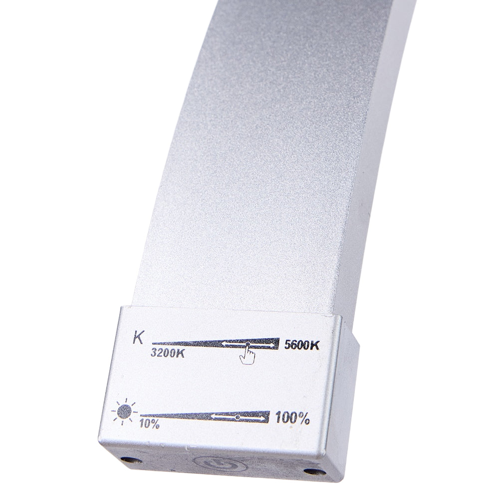 FOSOTO FT-Y9 28 Inch Led Lash Light Photography Video Half Moon Ring Light With Phone Clip For Tattoo Beauty Salon Eyelash Nail