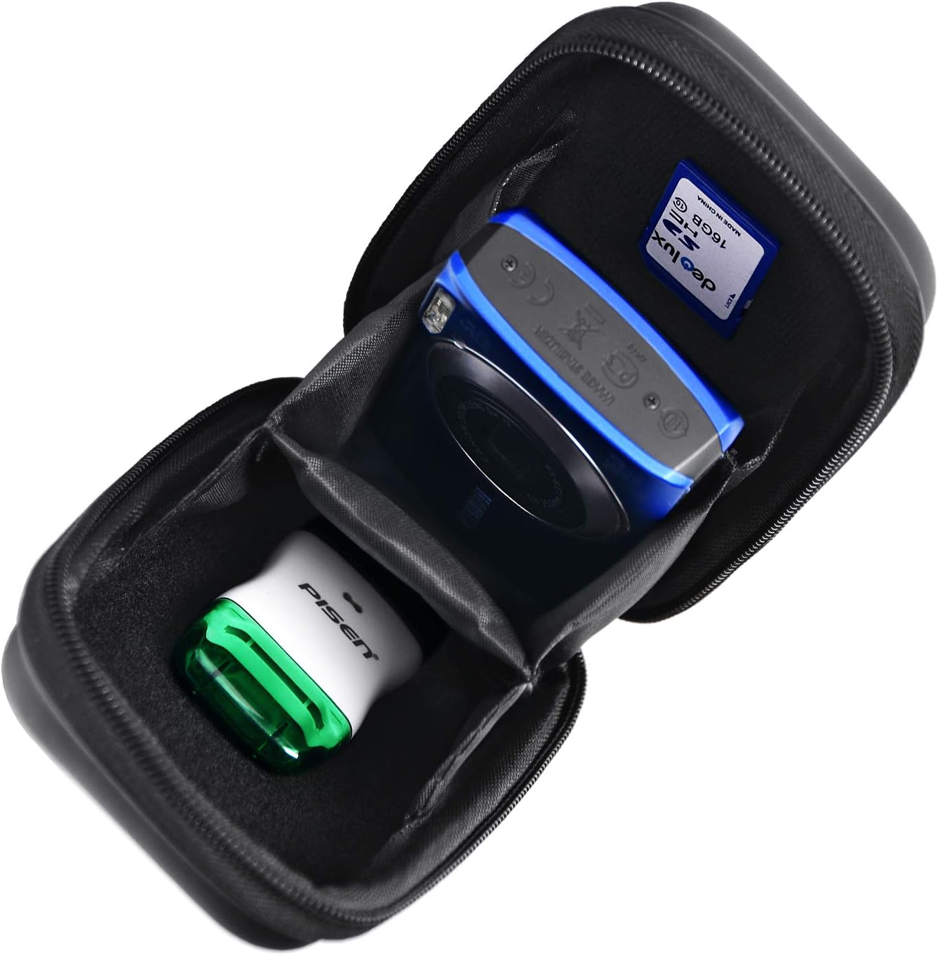 Étui compact antichoc pour appareil photo numérique compatible avec Sony W800 W830 WX500, Canon PowerShot SX620 HS G9 X, Nikon Coolpix A10 S6800, Panasonic Lumix DMC TZ8 ZS20 ZS7-par FOSOTO