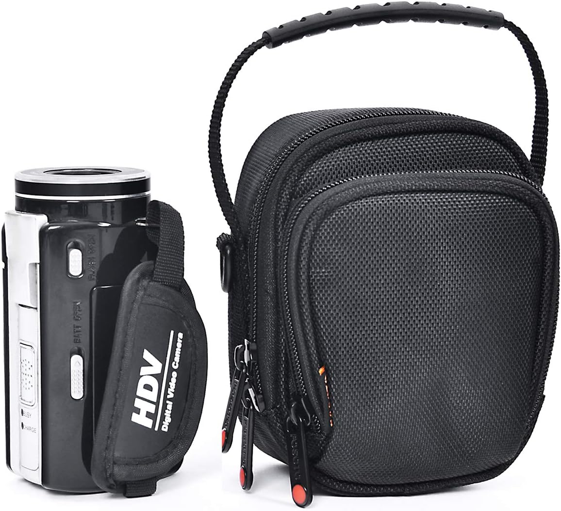 Étui pour appareil photo FOSOTO compatible avec Canon PowerShot SX620 SX720 SX730 SX740 G7X G9X Mark II Nikon Coolpix A900 S9900 S9700 W100 Panasonic Lumix DC-ZS70S ZS60 ZS50 ZS100 Sony DSC-W830 W800 RX0M2