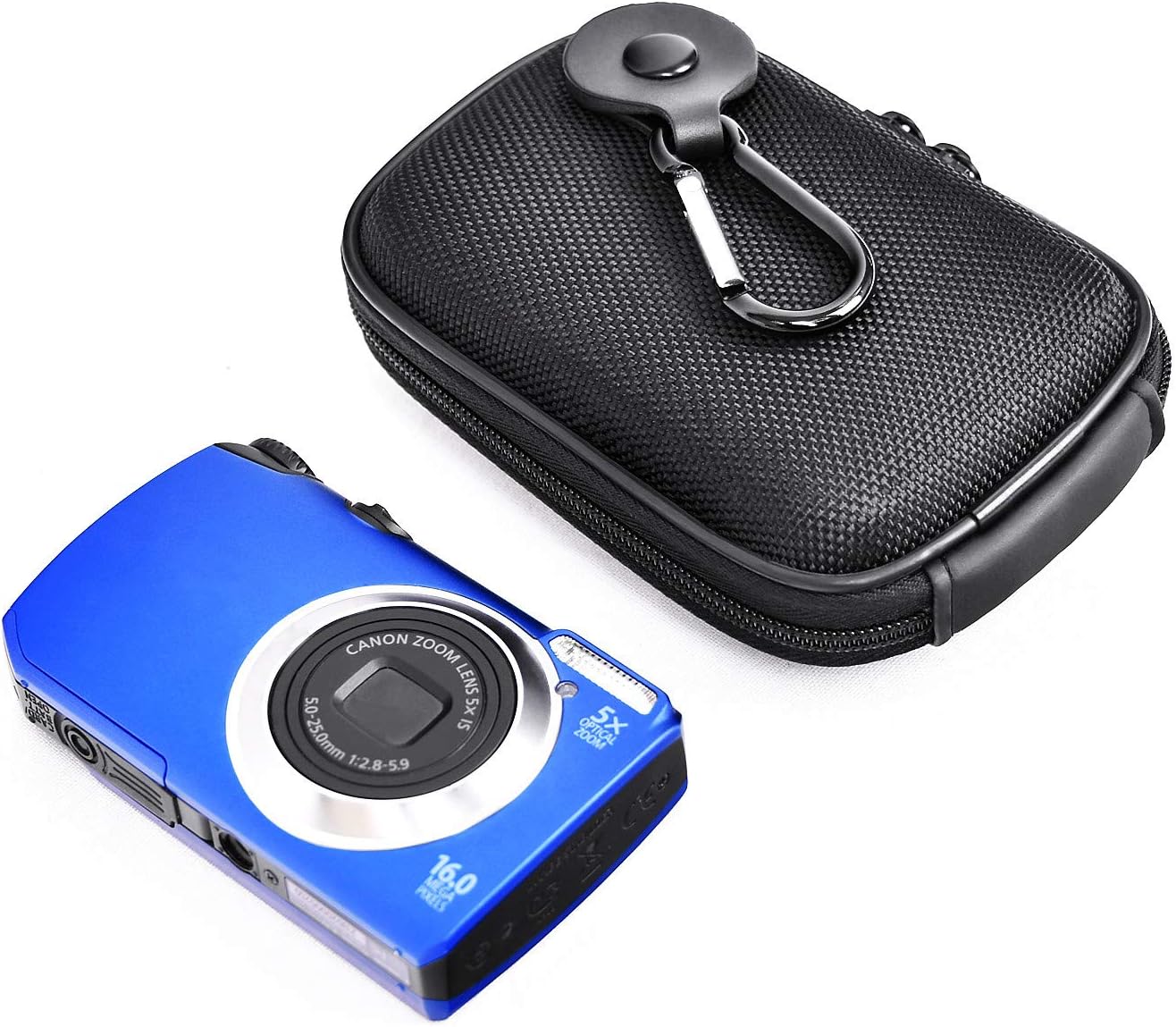 Étui rigide pour appareil photo compatible avec Coolpix S6800 S3700 S2900 L310, Canon PowerShot SX620 G9X ELPH 160 170 180 190, Sony DSC WX220 WX350 W830, Kodak PIXPRO Friendly Zoom FZ43 FZ53