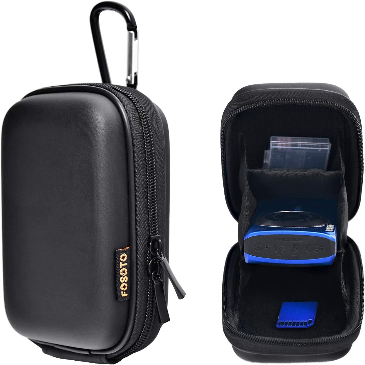 Étui compact antichoc pour appareil photo numérique compatible avec Sony W800 W830 WX500, Canon PowerShot SX620 HS G9 X, Nikon Coolpix A10 S6800, Panasonic Lumix DMC TZ8 ZS20 ZS7-par FOSOTO