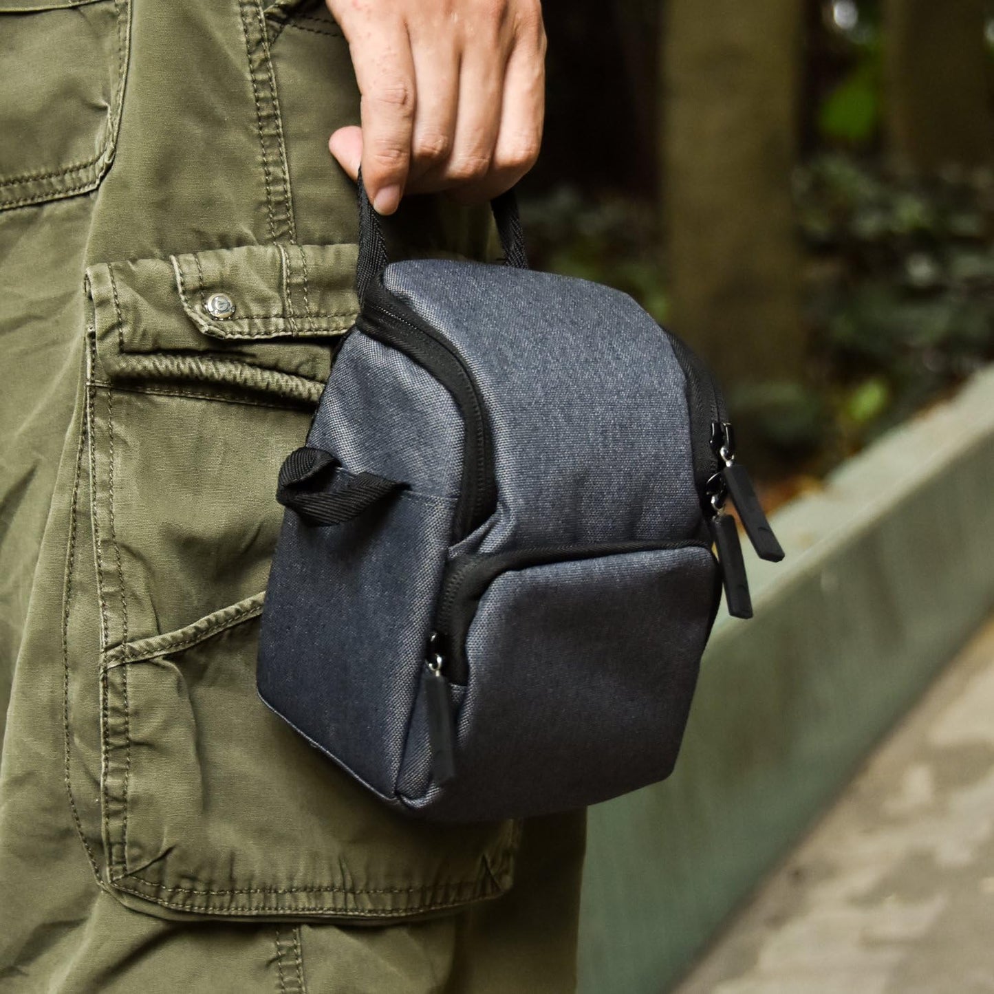 FOSOTO Compact Camera Shoulder Bag Compatible for Fuji XE3 X-A7 X-A5 X-T20 X-T2 X-T3 SONY A6000 A6100 A6400 A5100 NEX6 Canon PowerShot SX620 SX730 G7X Kodak FZ152-RD FZ152 Mirrorless Digital Camera