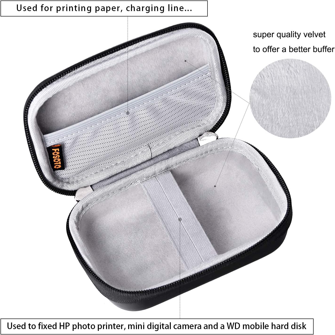 Sacoche antichoc pour appareil photo numérique compact