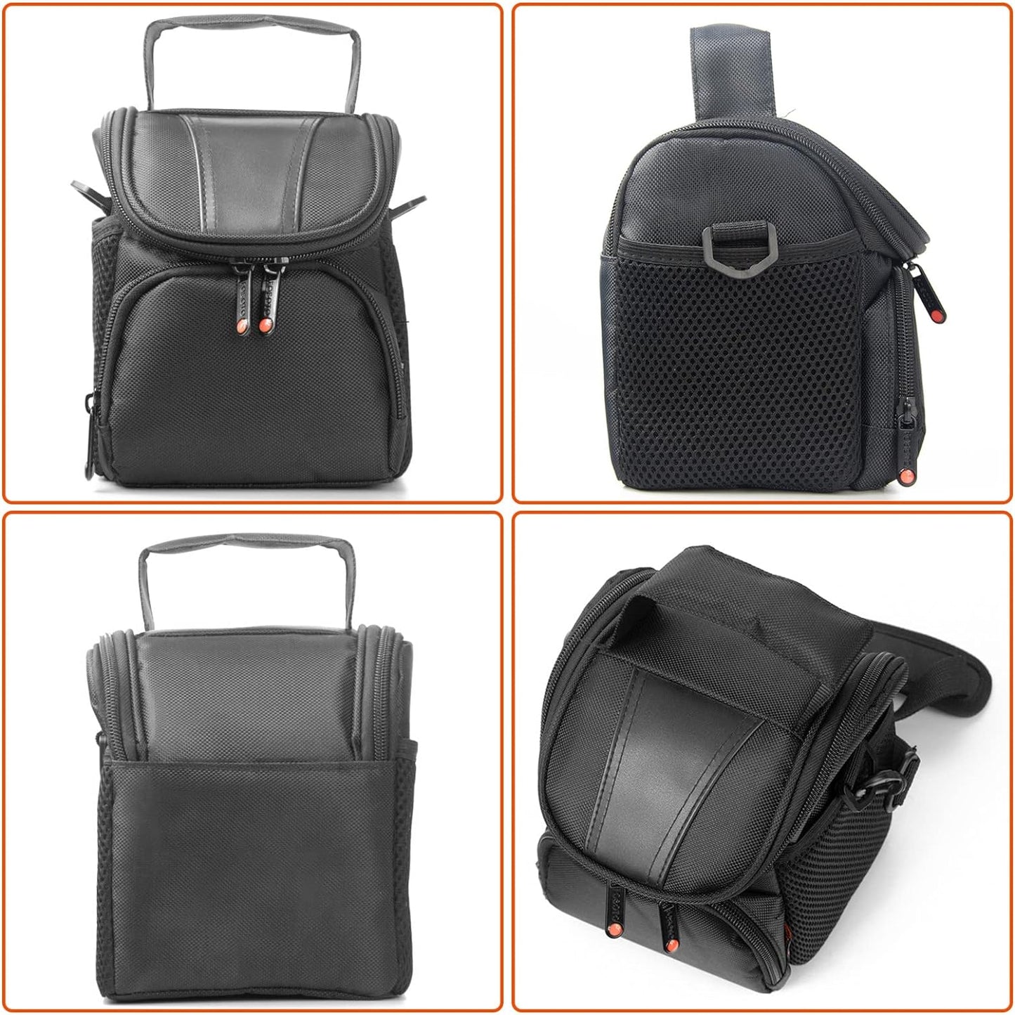 FOSOTO Single Shoulder Crossbody Compact Camera Bag