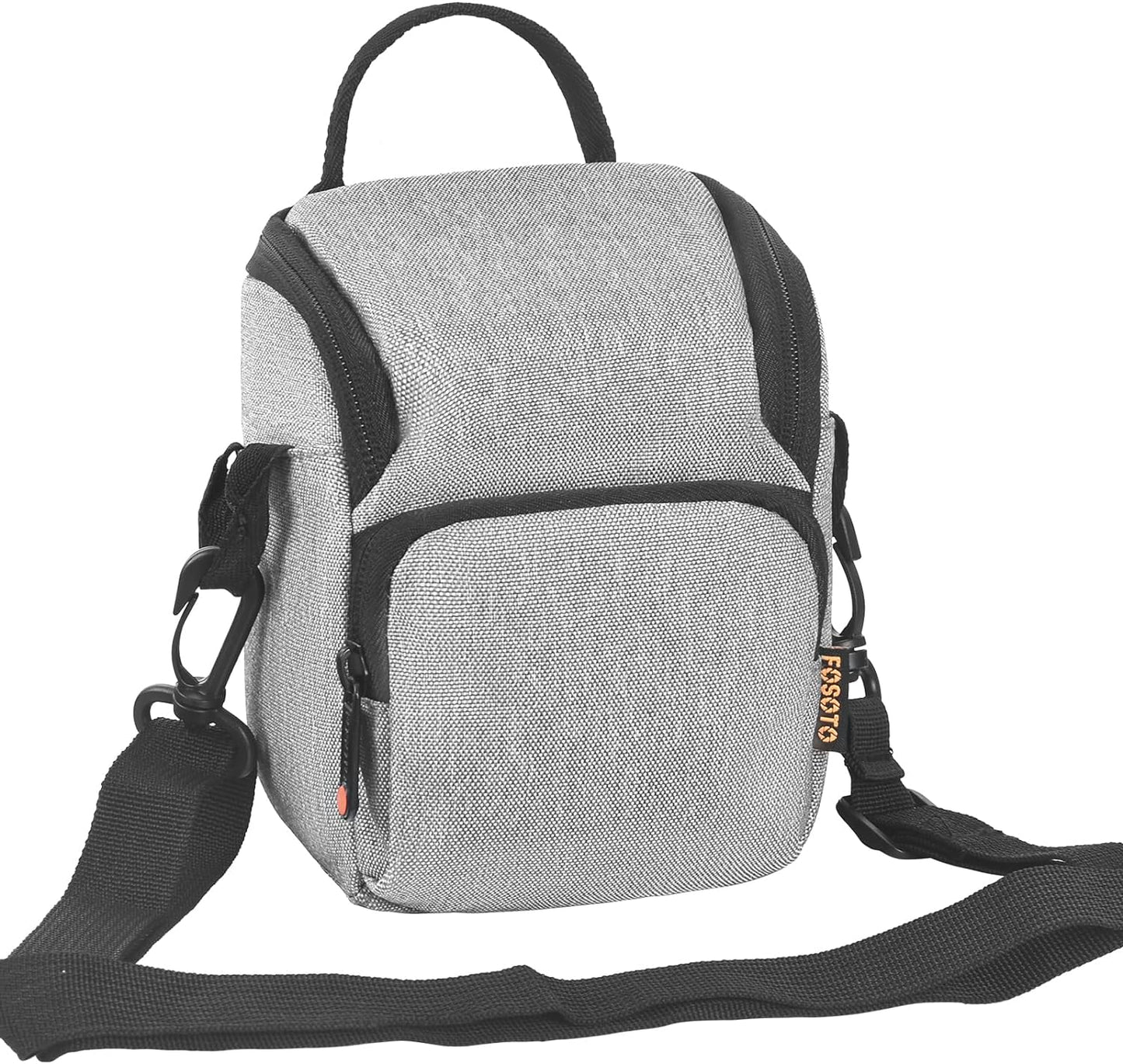 Étui pour appareil photo FOSOTO compatible avec Nikon L340 L330 B500 L840, Canon SX420 SX720 SX620 G7X, Sony A6000 A6300 a5100 NEX-6 W830 RX100 RX0M2, Panasonic GX85 ZS60 Long Zoom ou système compact