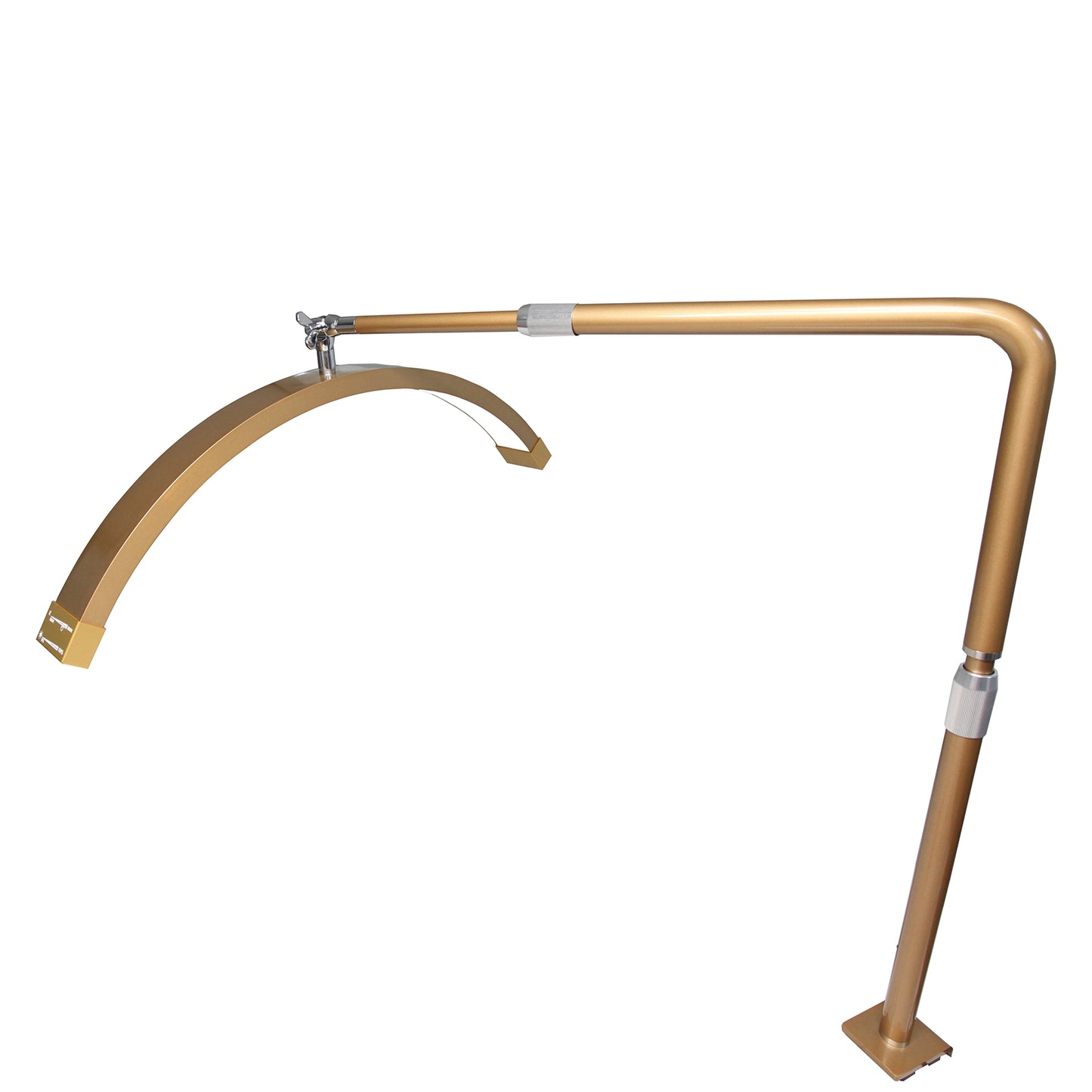 Fosoto 25inch LED Nail light Desk Lamp with Fixing clip, 3 Color Stepless Dimming Eye Protection Flexible Rotating Lamp Head for Beauty Manicure Shop