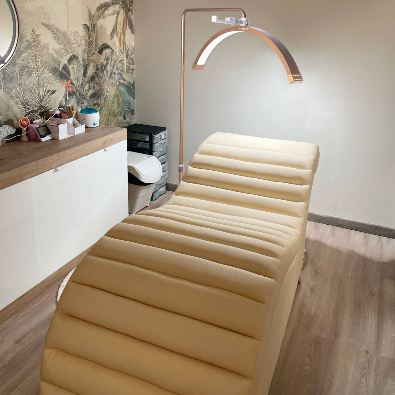 FOSOTO FT - Y9 28 Inch Led Lash Light Photography Video Half Moon Ring Light With Phone Clip For Tattoo Beauty Salon Eyelash Nail - FOSOTOFOSOTO FT - Y9 28 Inch Led Lash Light Photography Video Half Moon Ring Light With Phone Clip For Tattoo Beauty Salon Eyelash Nail