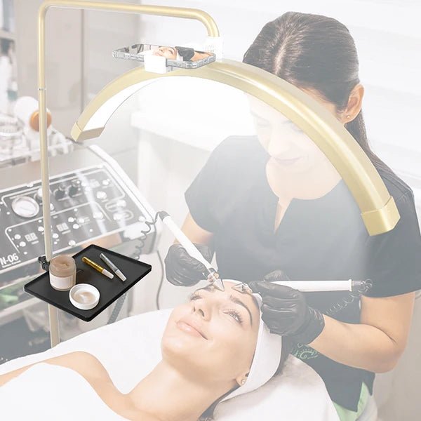 Universal Sound Card Stable Tray Plastic Platform For Eyelash Makeup Cosmetic Live streaming Tray On Tripod Microphone Holder - FOSOTOUniversal Sound Card Stable Tray Plastic Platform For Eyelash Makeup Cosmetic Live streaming Tray On Tripod Microphone Holder