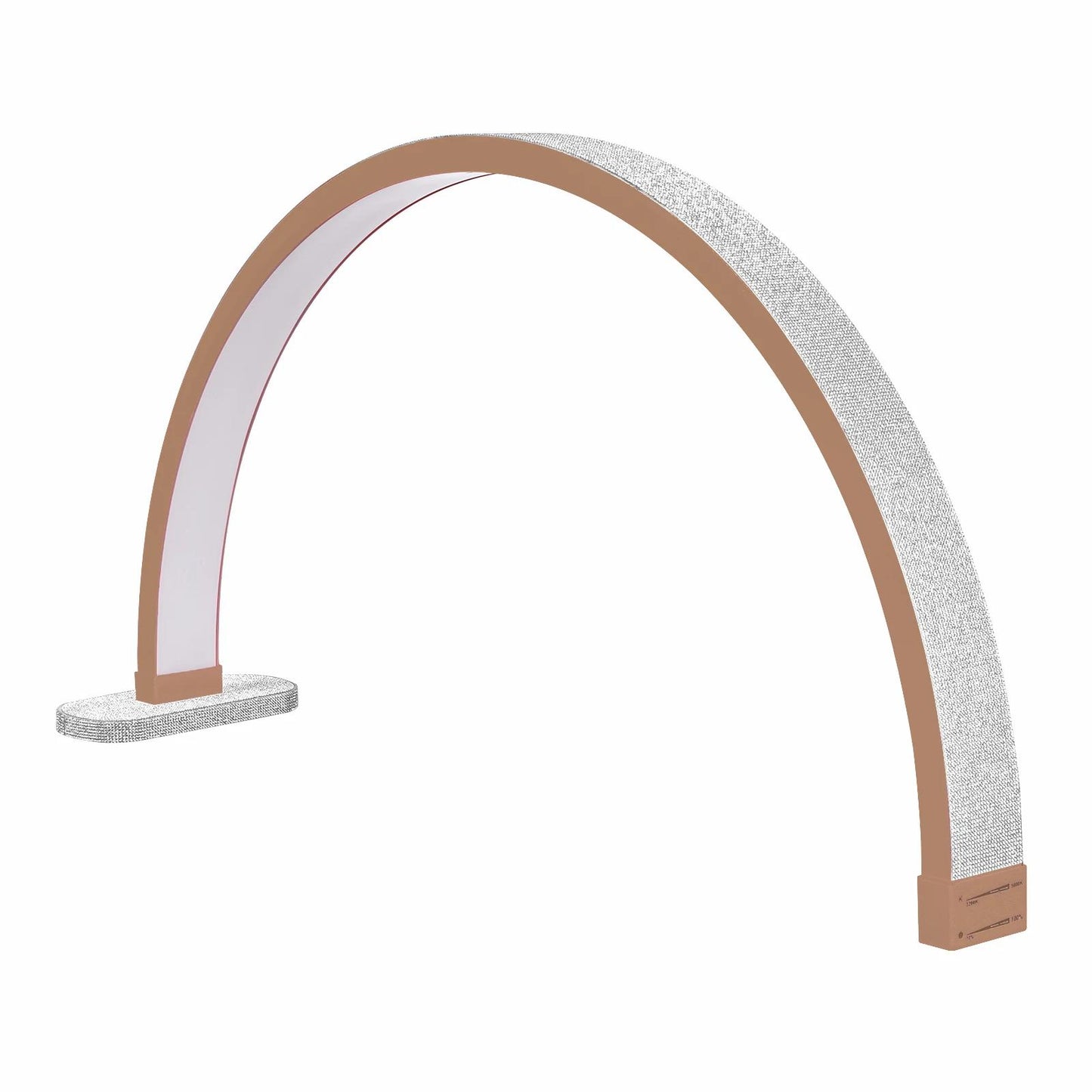 Fosoto 40W Beauty salon U - shaped LED desk lamp Gold semi monthly lighting fixture tricolor dimming beauty nail supplement light - FOSOTOFosoto 40W Beauty salon U - shaped LED desk lamp Gold semi monthly lighting fixture tricolor dimming beauty nail supplement light