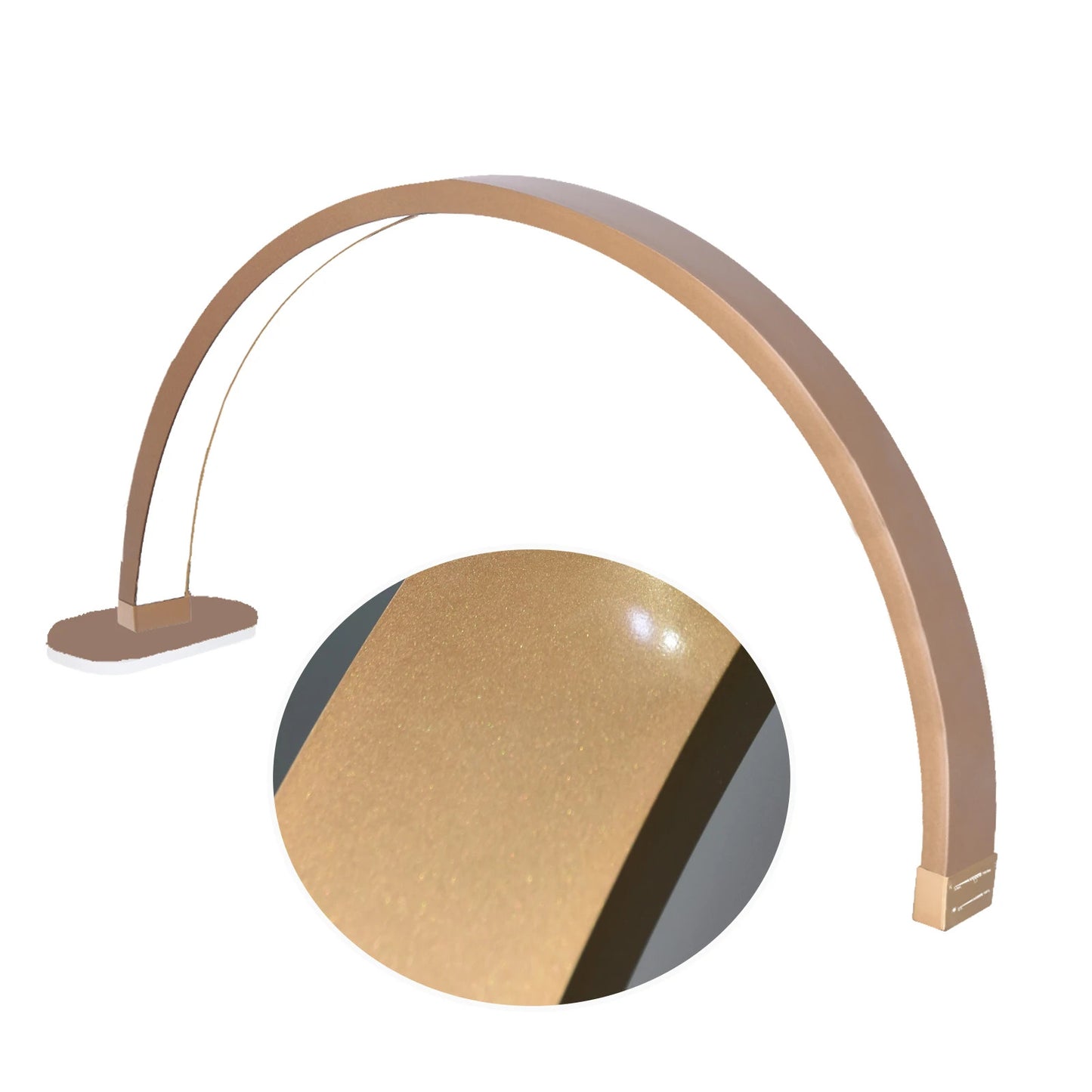 Fosoto 40W Beauty salon U - shaped LED desk lamp Gold semi monthly lighting fixture tricolor dimming beauty nail supplement light - FOSOTOFosoto 40W Beauty salon U - shaped LED desk lamp Gold semi monthly lighting fixture tricolor dimming beauty nail supplement light