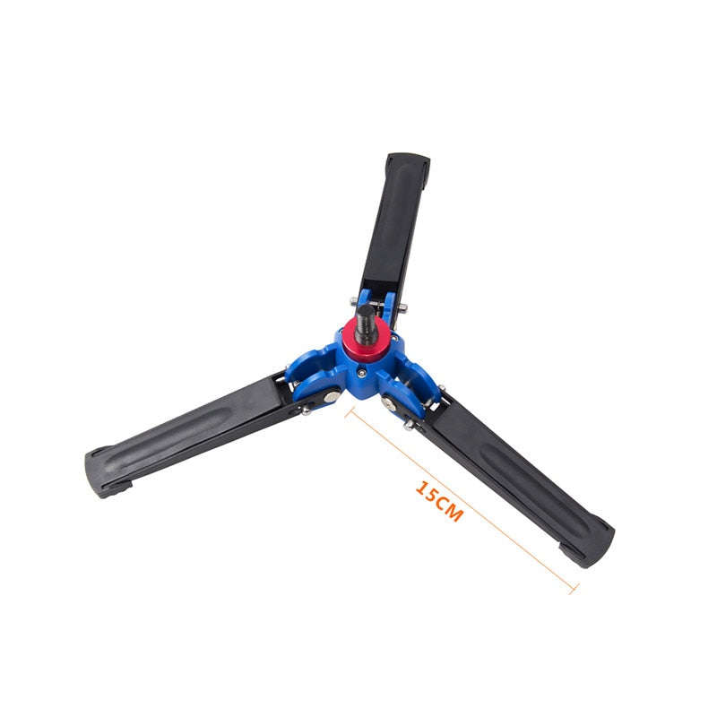 fosoto M-1 Universal Three Feet Support Stand Base Mini Tripod Stand& 3/8" screw For Monopod Canon Nikon DSLR Video Camera Phone