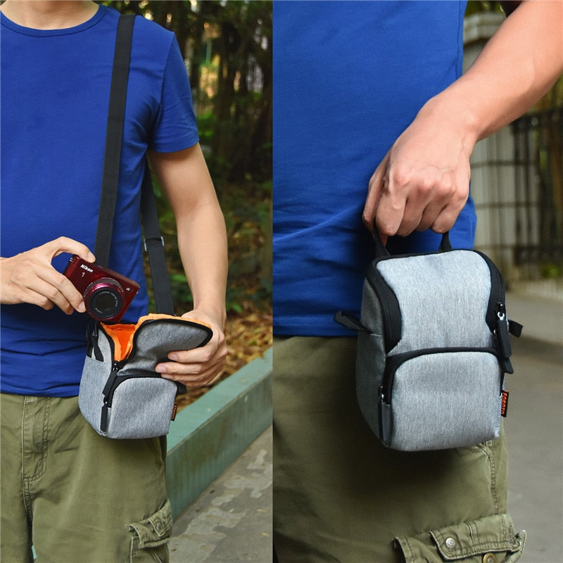 fosoto R2 Fashion Waterproof DSLR Camera Bag Shoulder Bags Case With Strap For Canon Nikon Sony FujiFilm Olympus DSL R Camera