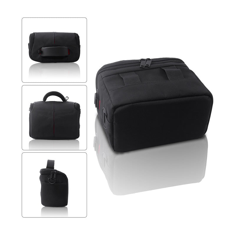 Sacoche pour appareil photo numérique reflex numérique fosoto, étui étanche pour photographie, vidéo, photo, sacs à bandoulière pour Canon SX410 SX400 Nikon L340 L330 L840