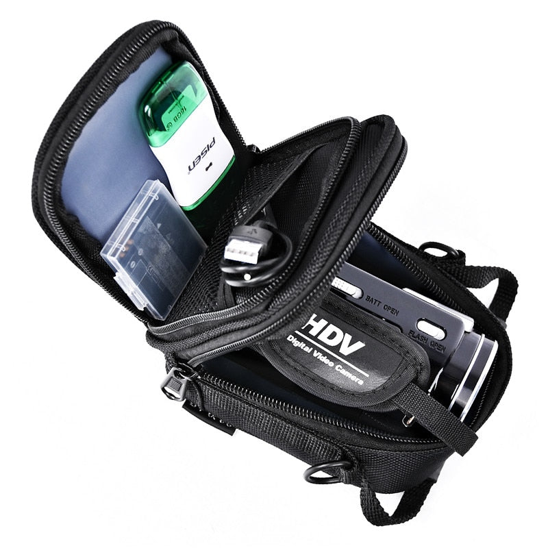 fosoto WeatherProof Camera Case Bag For Canon HDV-Z20 DV Bag For Panasonic Lumix DC TZ200 TZ90 DMC TZ100 For SONY PJ670 PJ675