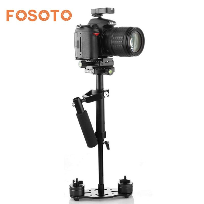 fosoto Portable S-60 60cm Aluminium Ally Handheld Stabilizer Steadicam for Camera Video DV DSLR load 0.5-3kg
