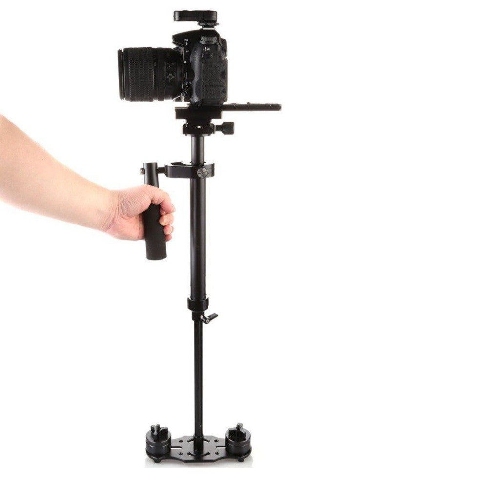 fosoto Portable S-60 60cm Aluminium Ally Handheld Stabilizer Steadicam for Camera Video DV DSLR load 0.5-3kg