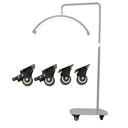 Freely Movable Metal Pulley Shadowless Rotating Lamp Stand Floor Wheels For Half Moon Lamp Chassis wheels - FOSOTOFreely Movable Metal Pulley Shadowless Rotating Lamp Stand Floor Wheels For Half Moon Lamp Chassis wheels