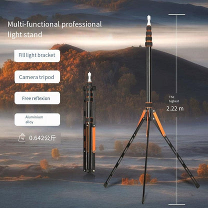 Fosoto SL255 220cm Portable Tripod Photography Light Stand - FOSOTOFosoto SL255 220cm Portable Tripod Photography Light Stand