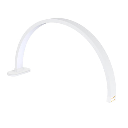 Fosoto FT-Y10II 20W Led Nail Table Lamp Manicure Fill Light Half Moon Desk Light With Phone Holder For Lashes Nail