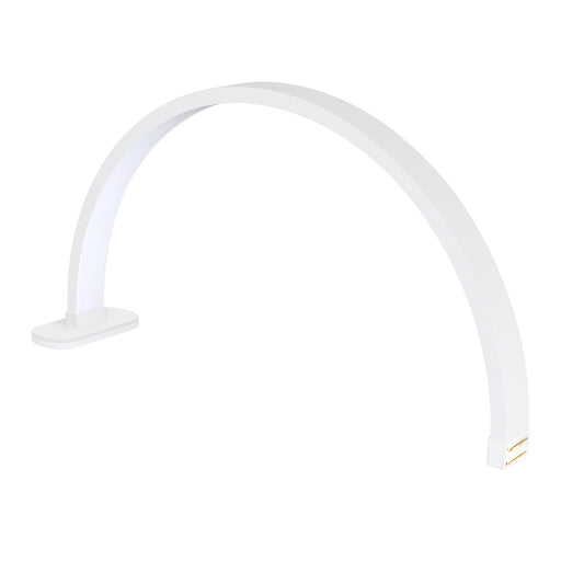 Fosoto FT-Y10II 20W Led Nail Table Lamp Manicure Fill Light Half Moon Desk Light With Phone Holder For Lashes Nail