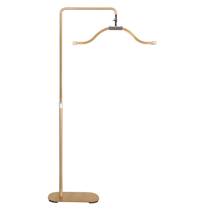 FOSOTO LED Ring Light with Mirror | 29-Inch LED Floor Stand Light |Studio-Grade Beauty Lighting System