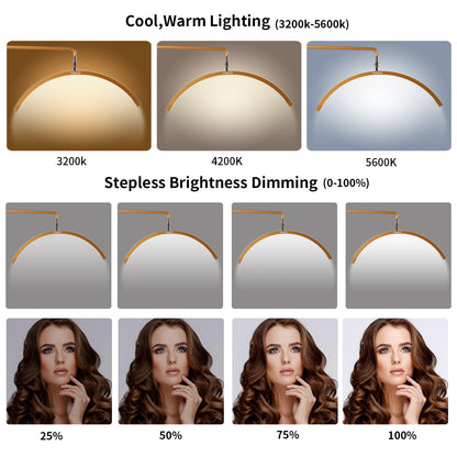 FOSOTO FT-Y16 Multifunctional Beauty Fill Light with remote | Ideal for Makeup, Live Streaming & Photography