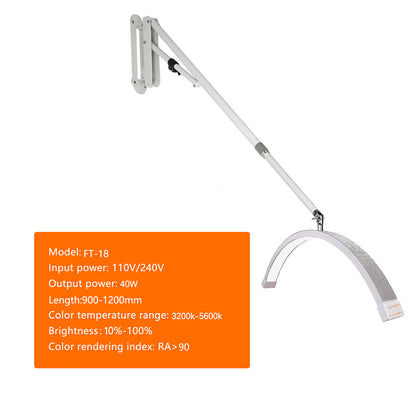 Fosoto 24inch U - shaped Vedio Wall Mounted Half - Moon light Fill light With Diamond For Beauty Salon Lashes Barbershop Nail - FOSOTOFosoto 24inch U - shaped Vedio Wall Mounted Half - Moon light Fill light With Diamond For Beauty Salon Lashes Barbershop Nail