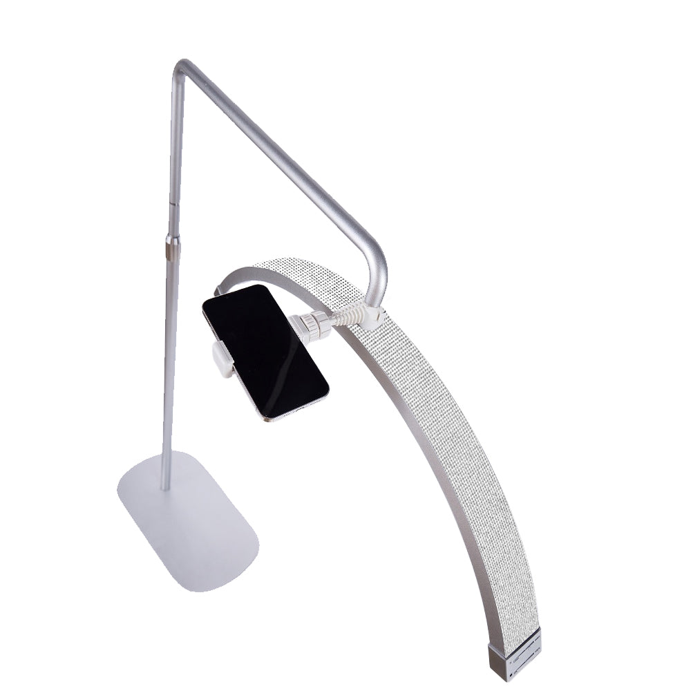 FOSOTO FT-Y9 LED Half-Moon Beauty Light with Rhinestones – Lash, Tattoo & Makeup Fill Lamp