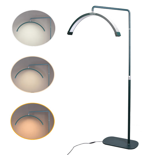 FOSOTO FT-Y9 LED Half-Moon Beauty Light with Rhinestones – Lash, Tattoo & Makeup Fill Lamp