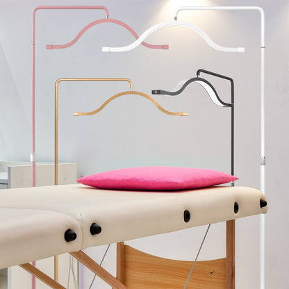 Fosoto Y13 Floor lashes Lamp  45W 29INCH LED Cloud Half Moon Light for Makeup, Lash, Photography & Live Streaming