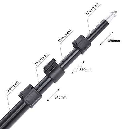 FOSOTO 75in Fold Video Tripod Light Stand Super Lightweight Compact for Ring Light, Speedlight, Flash, Umbrella, Softbox, Filming Product Portrait Shooting Lighting Stand - FOSOTOFOSOTO 75in Fold Video Tripod Light Stand Super Lightweight Compact for Ring Light, Speedlight, Flash, Umbrella, Softbox, Filming Product Portrait Shooting Lighting Stand