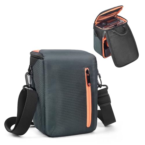 FOSOTO Camera Insert Bag Compact Shoulder Crossbody Case Compatible for Fujifilm X-T30 X-T20 XF10 Canon EOS M100 M50 M6 Sony a6000 Mirrorless Camera