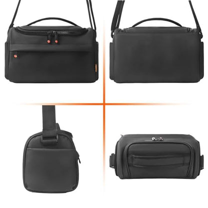 FOSOTO DSLR Camera Bag,Single Shoulder Crossbody Bag Camera Case Compatible for Canon T7 T8 SL3 60D 650D 700D Nikon D5100 D90 D7200 Sony Olympus SLR Mirrorless Cameras and Lenses Water Resistant - FOSOTOFOSOTO DSLR Camera Bag,Single Shoulder Crossbody Bag Camera Case Compatible for Canon T7 T8 SL3 60D 650D 700D Nikon D5100 D90 D7200 Sony Olympus SLR Mirrorless Cameras and Lenses Water Resistant