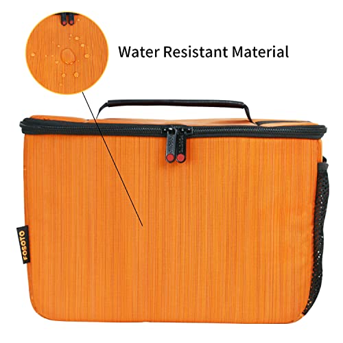 FOSOTO DSLR Camera Shoulder Crossbody Bag Compatible for Canon EOS Rebel T8i T6 T7 T100 SL3 80D 850D 2000D Nikon D850 D7500 D5600 D3500 D60 SLR Pentax K - 3 Mark III K - 70 and Lenses Messenger Bag - FOSOTOFOSOTO DSLR Camera Shoulder Crossbody Bag Compatible for Canon EOS Rebel T8i T6 T7 T100 SL3 80D 850D 2000D Nikon D850 D7500 D5600 D3500 D60 SLR Pentax K - 3 Mark III K - 70 and Lenses Messenger Bag