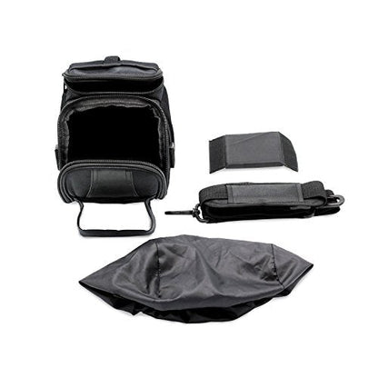 FOSOTO Waterproof (with Rain Cover) Black Camera Case Bag Compatible for Canon EOS M10 M6 M2 Mrak II M50 M100 Rebel T3i T4i T5 SL1, Nikon P600 D3300 D3400 D5100 D5300 D7200,Sony RX10M3,Olympus EM10 - FOSOTOFOSOTO Waterproof (with Rain Cover) Black Camera Case Bag Compatible for Canon EOS M10 M6 M2 Mrak II M50 M100 Rebel T3i T4i T5 SL1, Nikon P600 D3300 D3400 D5100 D5300 D7200,Sony RX10M3,Olympus EM10
