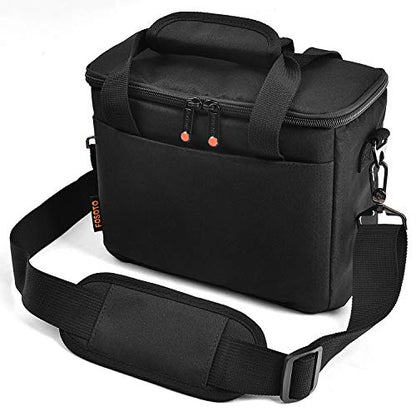 FOSOTO Camera Bag Case with Waterproof Rain Cover Compatible for Nikon D3500 D5600 D7500 D610 Canon EOS 4000D 2000D SL3 T7 M50 M6 SX530 Fujifilm X - T20,Grey - FOSOTOFOSOTO Camera Bag Case with Waterproof Rain Cover Compatible for Nikon D3500 D5600 D7500 D610 Canon EOS 4000D 2000D SL3 T7 M50 M6 SX530 Fujifilm X - T20,Grey