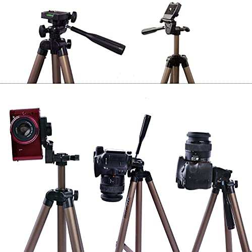 FOSOTO 50 inches Camera Tripod with Universal Tablet Holder Mount Compatible for iPad Air,iPad 4 3 2,ipad Mini,Samsung Galaxy Tab,Tab 3,Tab 4,Tab 5,Tab Pro,Google Nexus,Kindle,iPhone,Microsoft Surface - FOSOTOFOSOTO 50 inches Camera Tripod with Universal Tablet Holder Mount Compatible for iPad Air,iPad 4 3 2,ipad Mini,Samsung Galaxy Tab,Tab 3,Tab 4,Tab 5,Tab Pro,Google Nexus,Kindle,iPhone,Microsoft Surface