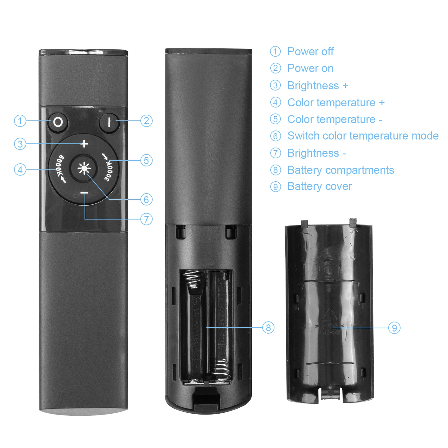 FOSOTO FT-18N Dimmable LED Ring Light 55W Photography Lighting Kit with Tripod Stand for Phone & Live Streaming