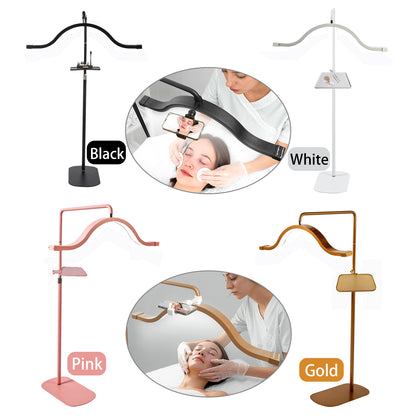 Fosoto Y13 Floor lashes Lamp  45W 29INCH LED Cloud Half Moon Light for Makeup, Lash, Photography & Live Streaming