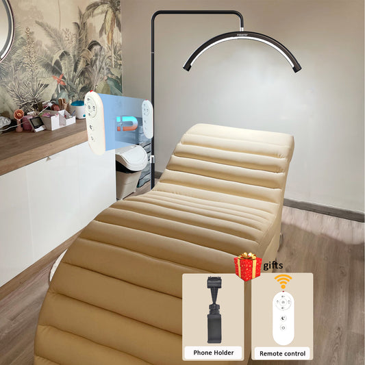 Fosoto Y9 Floor LED Eyelash Half-moon Shaped Fill Light Diamond with Remote control &Tray