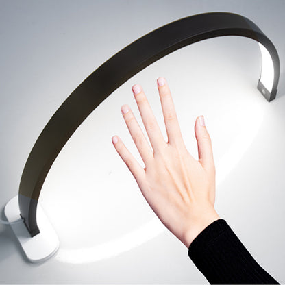 Fosoto FT - Y10II 20W Led Nail Table Lamp Manicure Fill Light Half Moon Desk Light With Phone Holder For Lashes Nail - FOSOTOFosoto FT - Y10II 20W Led Nail Table Lamp Manicure Fill Light Half Moon Desk Light With Phone Holder For Lashes Nail