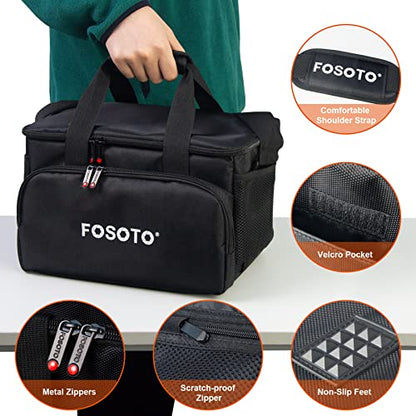 FOSOTO Large Capacity Photography Camera Bag Video Camera Camcorder Bag Case Compatible with Canon Vixia HF G50 EOS 80D 90D 6D Mark II Panasonic HC - X1500 HC - X2000 Sony HDR - CX900 DSLR SLR Camera - FOSOTOFOSOTO Large Capacity Photography Camera Bag Video Camera Camcorder Bag Case Compatible with Canon Vixia HF G50 EOS 80D 90D 6D Mark II Panasonic HC - X1500 HC - X2000 Sony HDR - CX900 DSLR SLR Camera