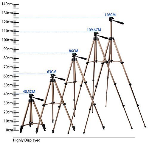 FOSOTO 50 inches Camera Tripod with Universal Tablet Holder Mount Compatible for iPad Air,iPad 4 3 2,ipad Mini,Samsung Galaxy Tab,Tab 3,Tab 4,Tab 5,Tab Pro,Google Nexus,Kindle,iPhone,Microsoft Surface - FOSOTOFOSOTO 50 inches Camera Tripod with Universal Tablet Holder Mount Compatible for iPad Air,iPad 4 3 2,ipad Mini,Samsung Galaxy Tab,Tab 3,Tab 4,Tab 5,Tab Pro,Google Nexus,Kindle,iPhone,Microsoft Surface